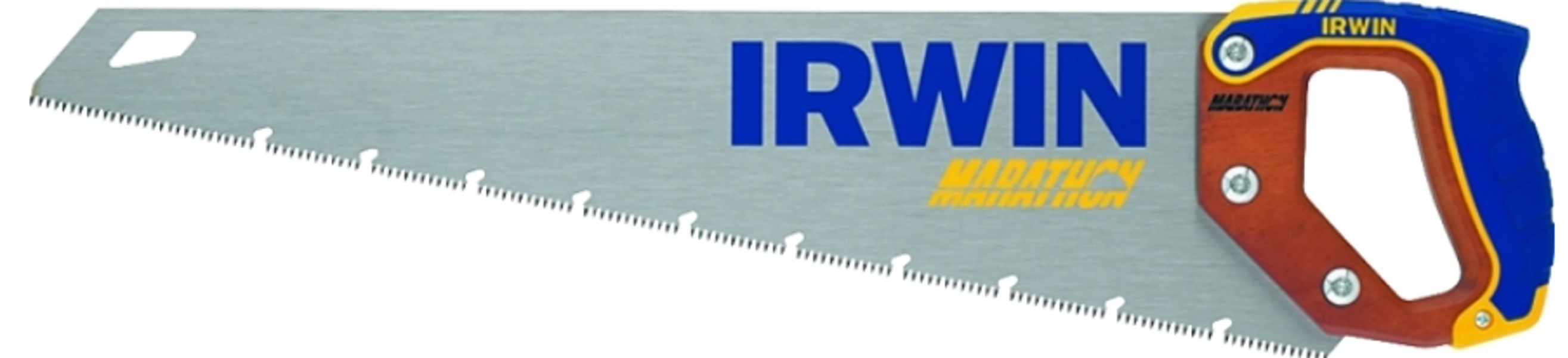 IRWIN INDUSTRIAL 2011204 Handsaw 20 In 9 TPI Coarse Blade Cushion Grip Hardwood and Rubber Handle