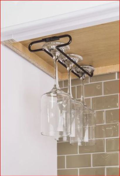 Hardware Resources STEM1-DBAC-R Under Cabinet Stemware Rack