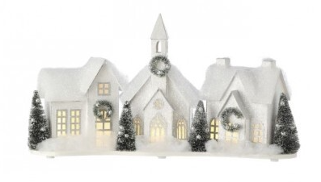 Regency International MTX72123 Christmas Decoration 16 In Cardboard with LED and Battery Timer