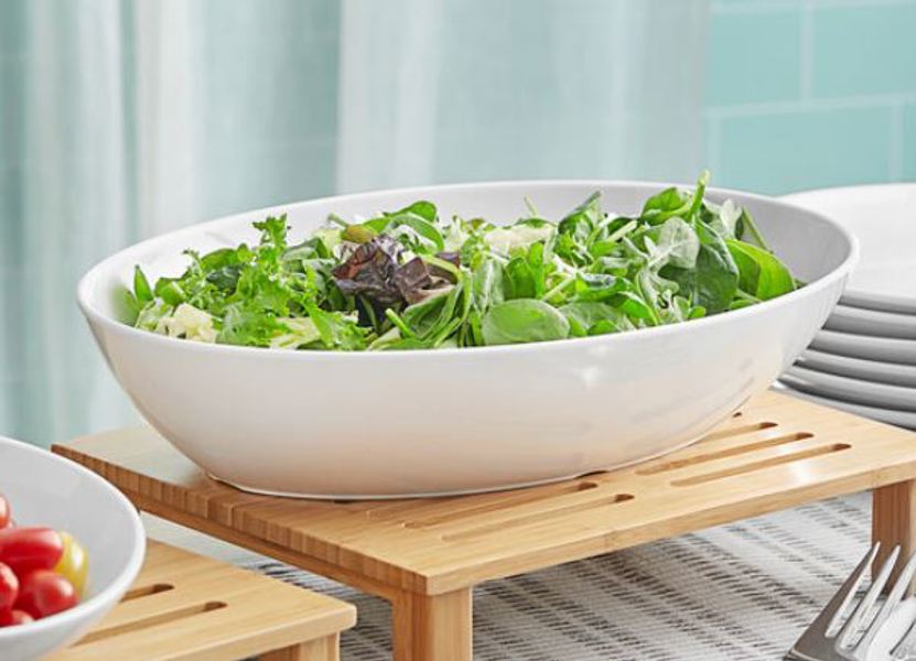Tablecraft 1025102 Oval Bowl 4.5 Qt 16x11x3-3/4 Melamine Sierra