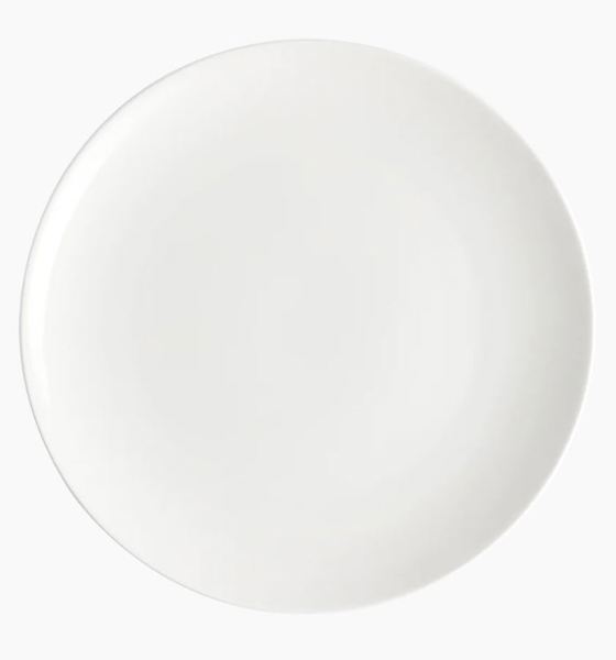 Browne Foodservice 5630168 Round Coupe Plate 12 In Porcelain White (12/CS)