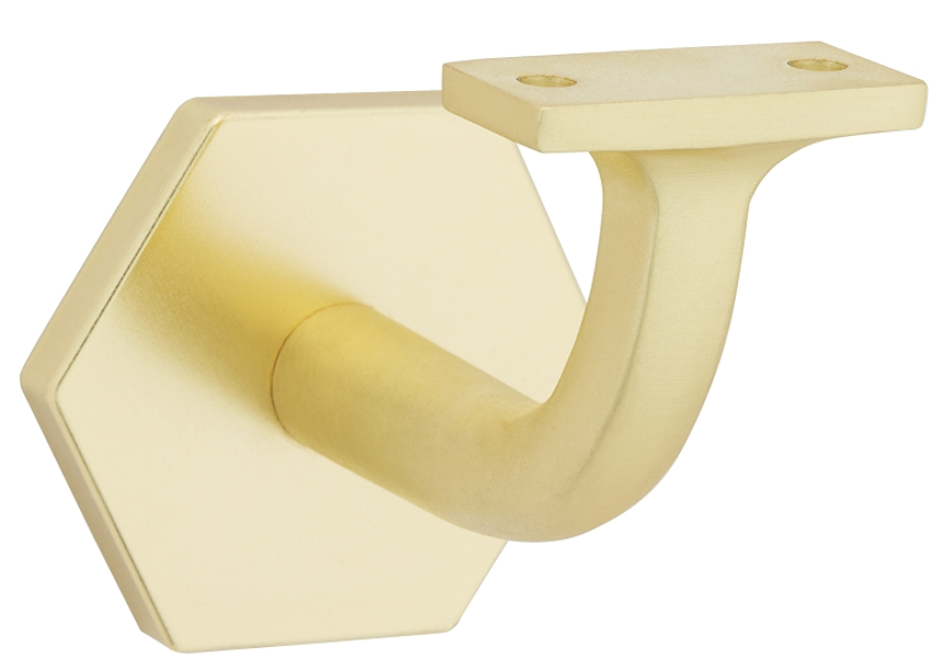 National Hardware N830-534 Handrail Bracket Steel Zinc Brushed Gold