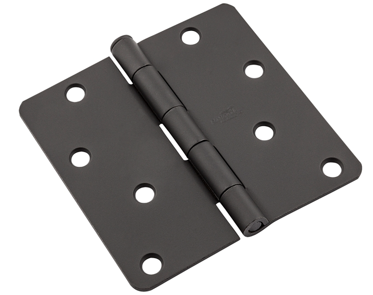 National Hardware N830-432 4 In Door Hinge Removable Pin Steel Thick Frame Black
