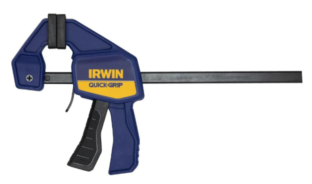 IRWIN INDUSTRIAL 1964745/541 Mini Clamp Bar 12 In 150 Lb Max Opening 2-7/16 In Diameter Throat Quick-Grip Steel Body