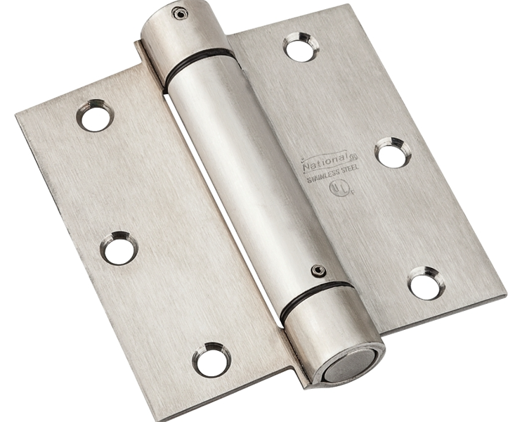 National Hardware N350-785 Spring Hinge Steel V520 Series Zinc 30 Lbs 3-1/2 In