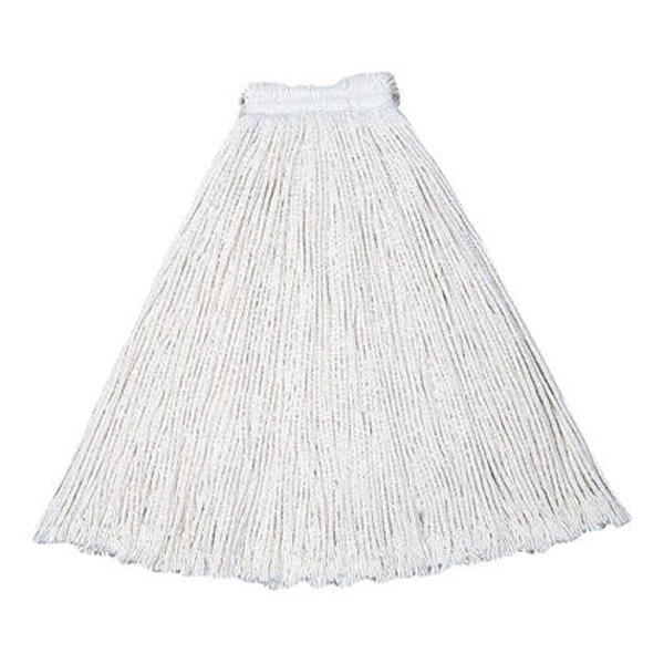 Rubbermaid FGV11600WH00 Wet Mop Head 16 Oz Cotton White 2-1/2 Cm Headband