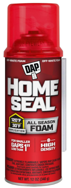 DAP INC 7565000082 Foam Sealant 12 Oz Insulating Amber All-Purpose Petroleum