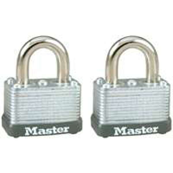 Master Lock 22T Self Locking Padlock 1-1/2 In Steel