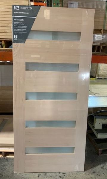 JELD-WEN 5LFIRFROST3068 Hemlock Frosted Door 3/0 X 6/8 X 1-3/4