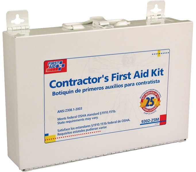 First Aid Only 9302-25M First Aid Kit 179 Piece Contractors