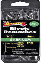 RMA3/16IP 50 Pcs Medium Aluminum Rivet