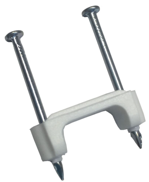 Gardner Bender PS 225BG J Cable Staple 1 2 Inch Crown Insulated Plastic White For Securing Cables