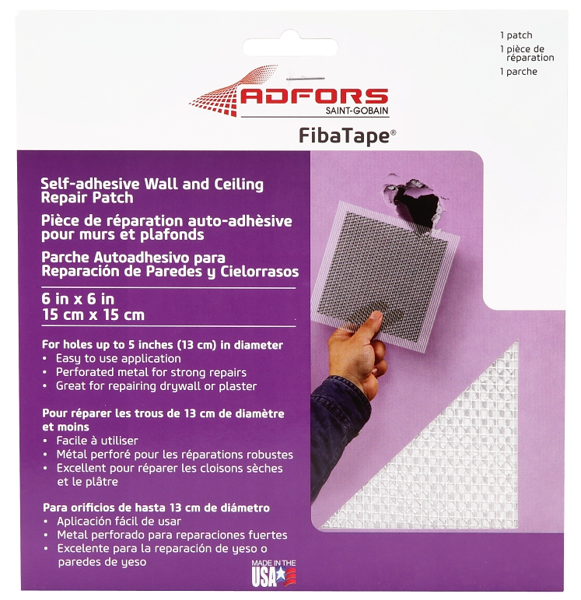 Saint-Gobain Adfors FDW6838-U Self-Adhesive Fiberglass Repair Patch 6 In