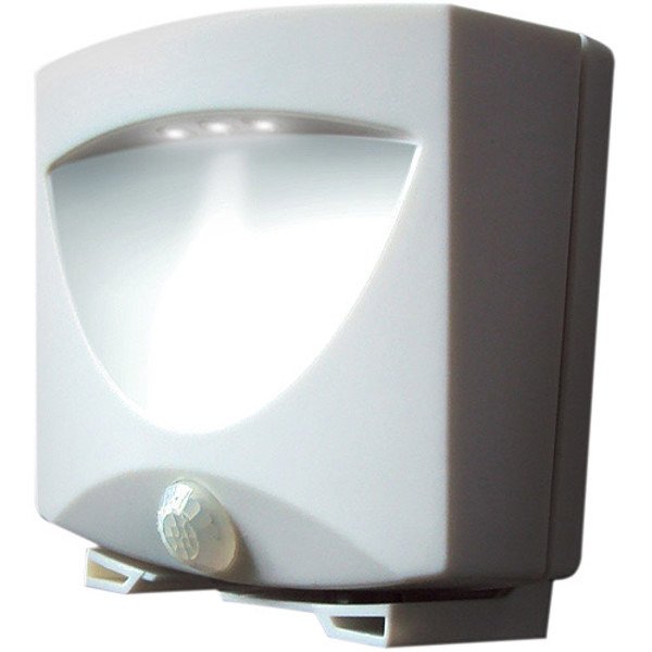 MAXSA INNOVATIONS 40341 Light Night Motion Activated Anywhere Lighting Fixture White