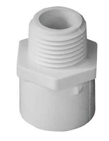 IPEX USA LLC-CANPLAS 435602 Pipe Adapter 1/2 In PVC Sch 40 Schedule