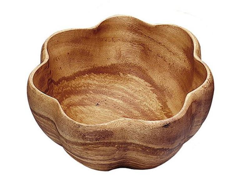 Pacific Merchants K0475 Round Flared Bowl 6x3 Acaciaware