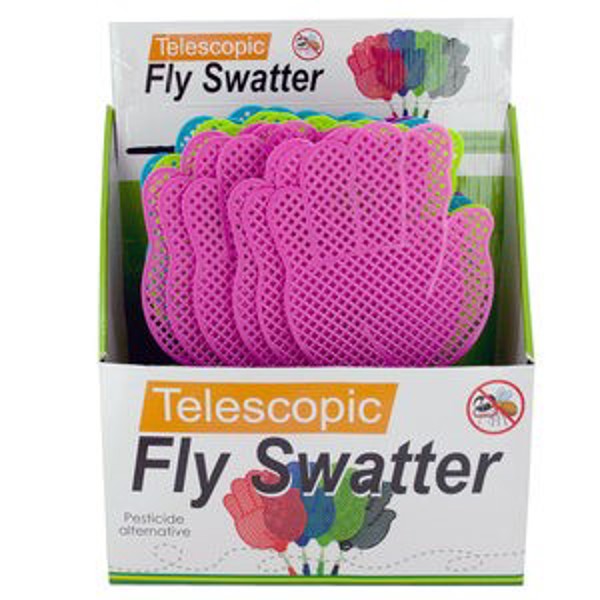 Kole Imports HH443 Giant Hand Shape Fly Swatter Telescopic Countertop Display