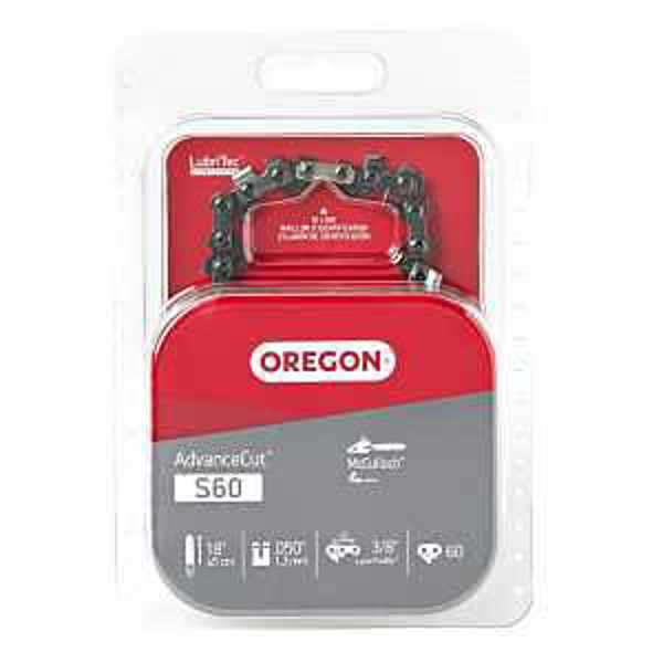 Oregon Cutting Systems S60 Replacement Chain Saw Chain 18 In