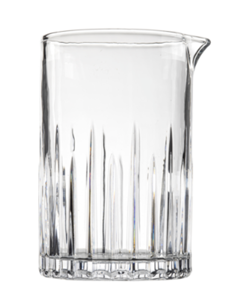 Tablecraft 11698 Mixing Glass 20 Oz Vertical Pattern 3-3/4 In x 5-3/4 In
