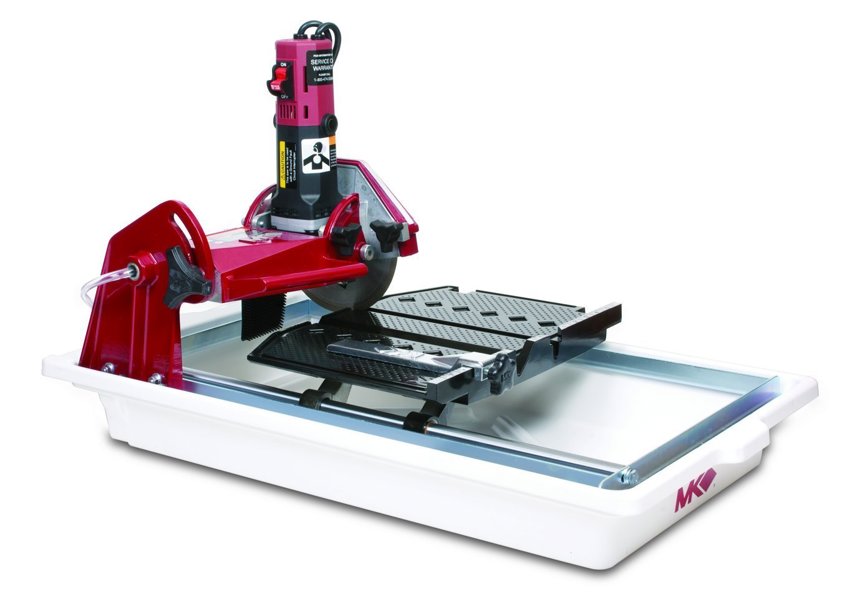 MK Diamond MK370EXP Tile Saw 7 In Blade 120V Corded 7.4 Amps 1-1/4 HP 6000 RPM Heavy Duty