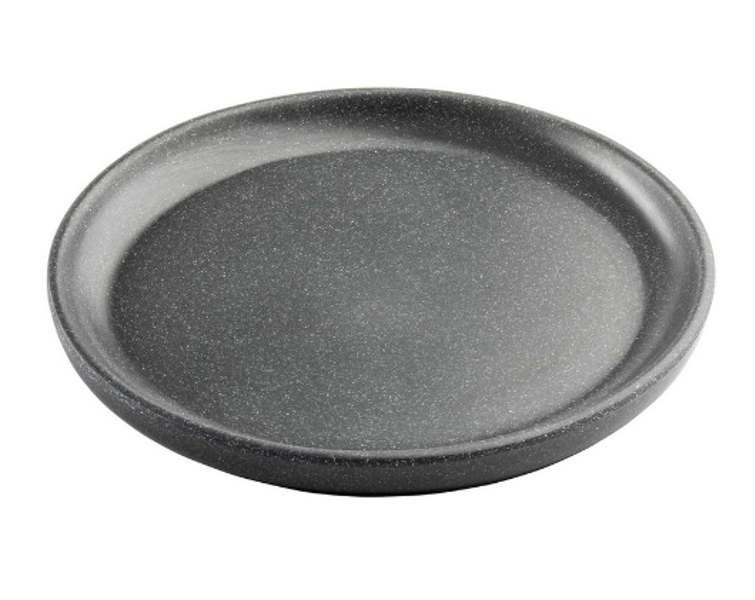 Tablecraft 11808 Melamine Plate 7-1/2 In Gray Terra Collection