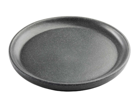 11809 9 In Gray Melamine Plate