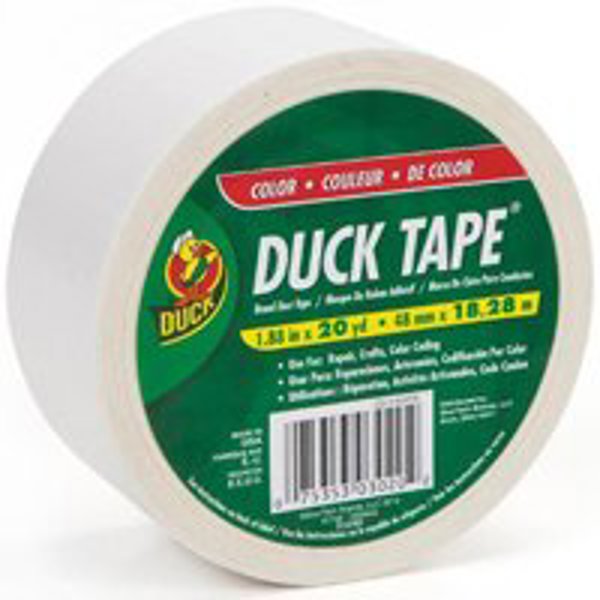 Shurtech Brands 1265015 Duct Tape 1.88 In X 20 Yd 8 Mil Vinyl Backing White