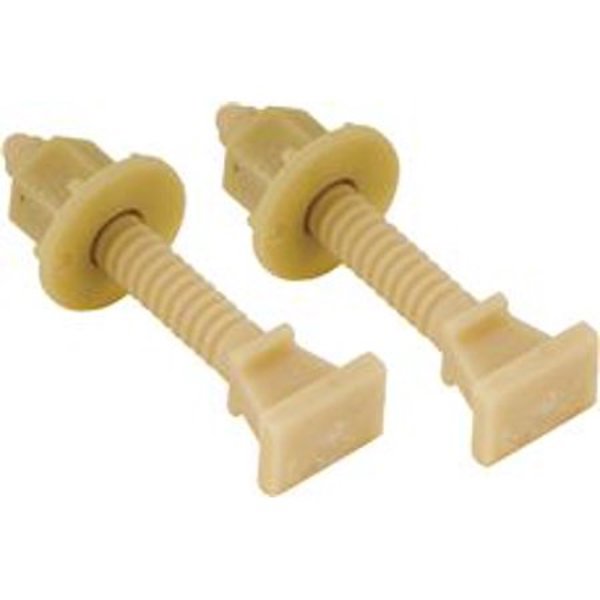 Barnett Brass & Copper 191008 Standard Plastic Closet Bolts