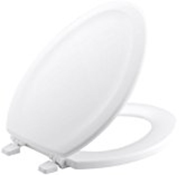 Kohler 4647-0 Elongated Closed-Front Toilet Seat White