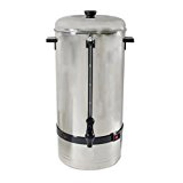 Adcraft CP-100 Countertop Coffee Percolator 100 Cup 120V Stainless Steel