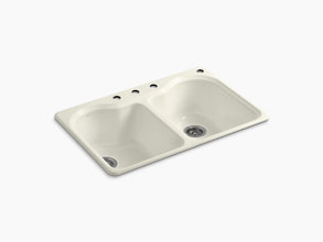 5818-4-96 Hartland 33 Inch Double Bowl Kitchen Sink
