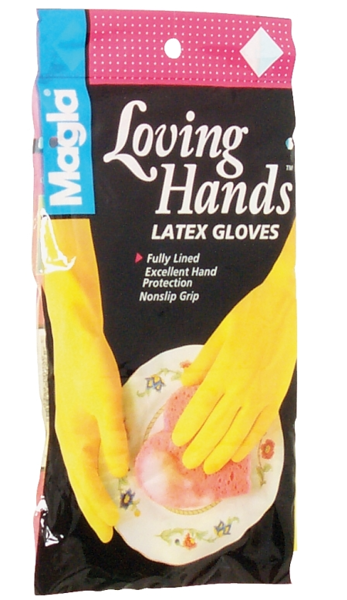 Spontex Inc 69982 Protector Gloves Medium Yellow Latex
