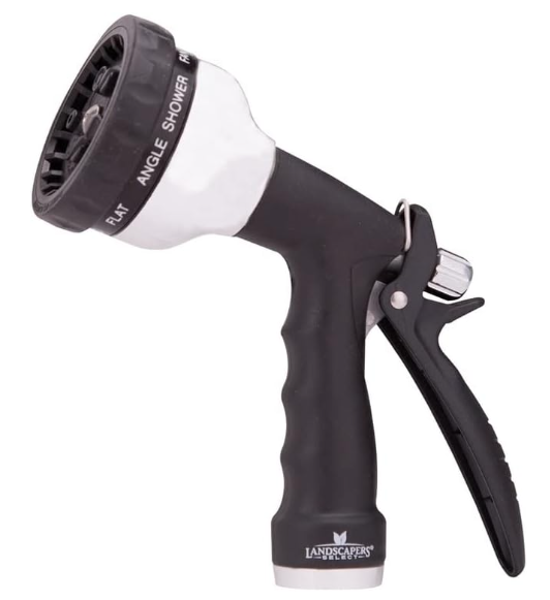 Mintcraft GT35291 9 Pattern Hose Nozzle Female Aluminum Black Chrome