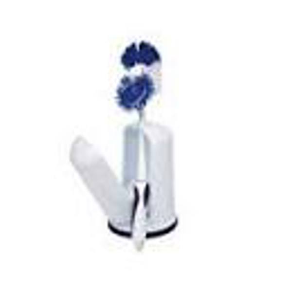 Rubbermaid FG6B9204COBLT Toilet Brush Durable Construction Comfortable Grip