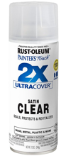 346952 12 Oz Satin Clear Spray Paint
