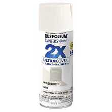 334071 12 Oz Heirloom White Satin Spray Paint