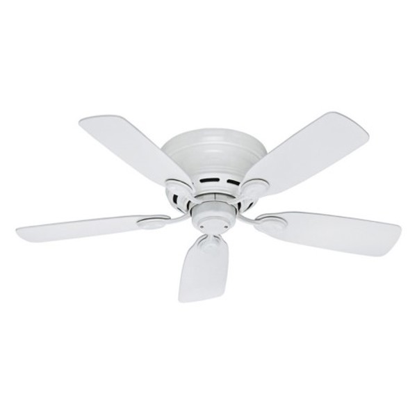 Hunter Fan Company 51059 Low Profile Ceiling Fan 42 In White