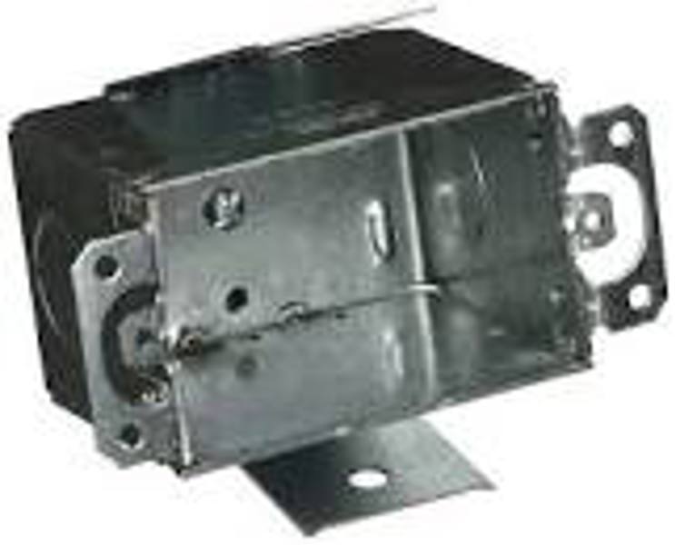 BELL WEATHERPROOF 508 Steel Switch Box 2-1/2 In Gray Galvanized