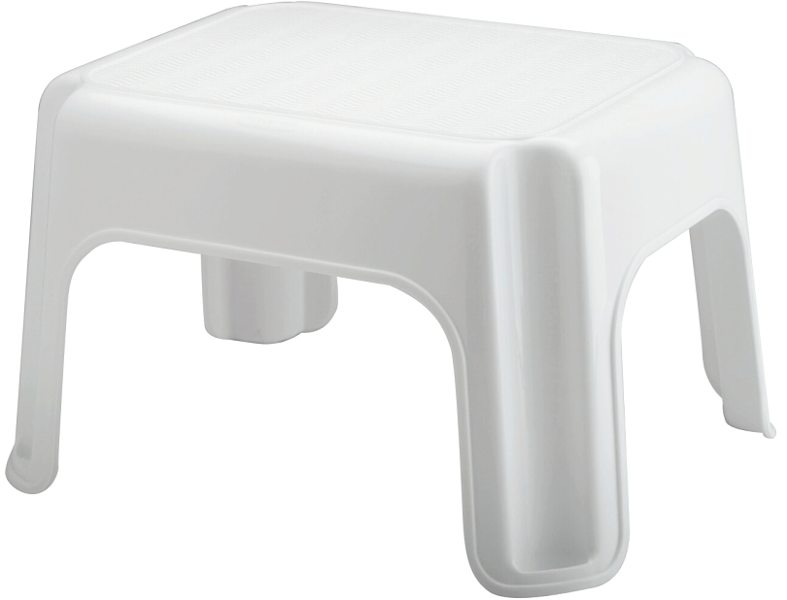 Rubbermaid FG420087WHT Utility Step Stool 300 Lb Capacity White