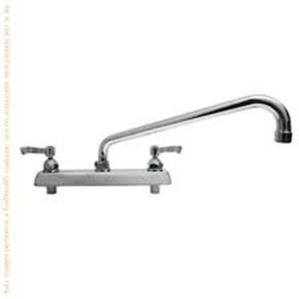 Fisher 26131 Heavy Duty Deck Mount Faucet 12 In Swing Spout