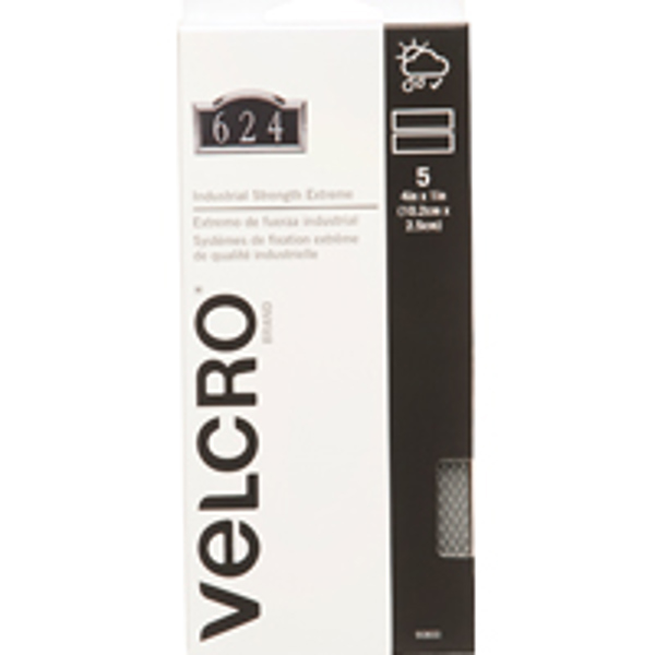 Velcro USA Inc 90800 Extreme Fastener Pack of 5 1x4 Nylon Titanium Rubber Adhesive