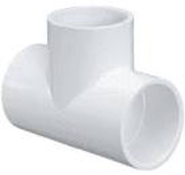 LASCO CARICAP 401-080 Tee Socket 8 In PVC Schedule 40