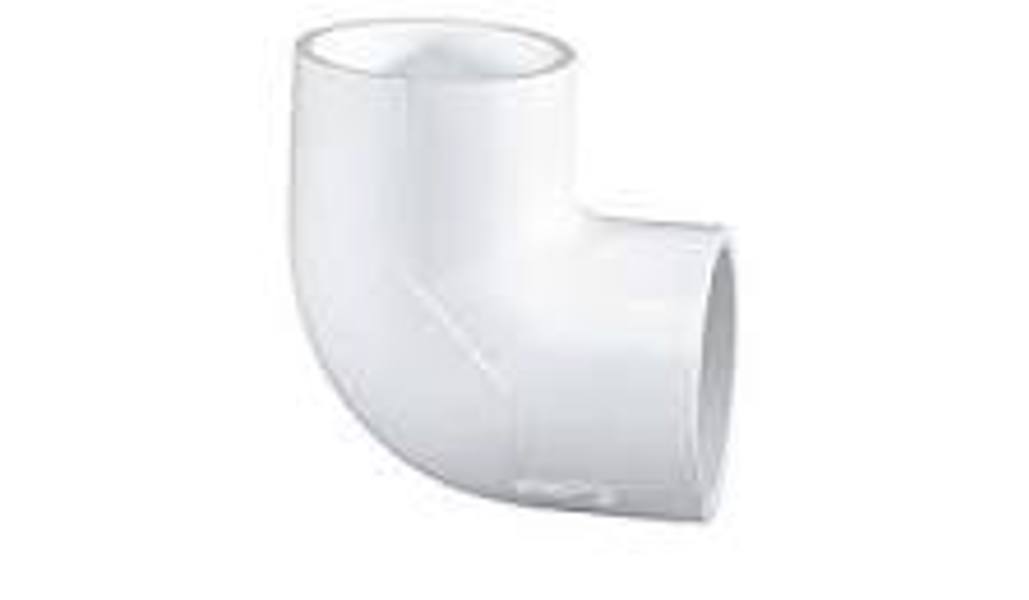 LASCO CARICAP Elbow Fitting 8 Inch Slip Schedule 40 PVC