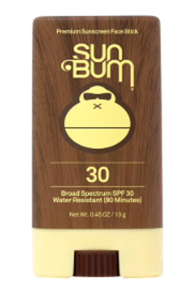 SunBum 20-45030 Sunscreen Face Stick 0.45 Oz SPF 30 Broad Spectrum Water Resistant
