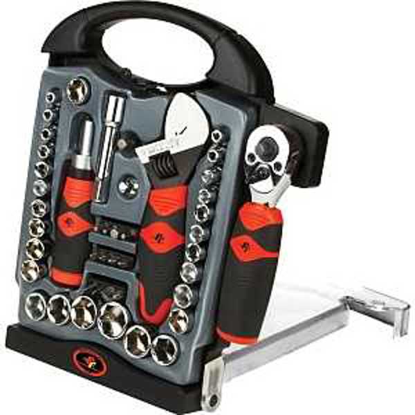 Performance Tools W39000 Stubby Tool Set 45 Piece Chrome