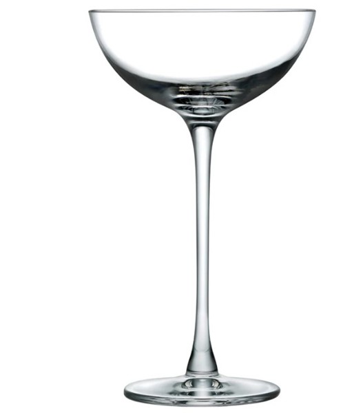 NUDE NG67104 Coupe Glass 6.5 Oz 2 Pack