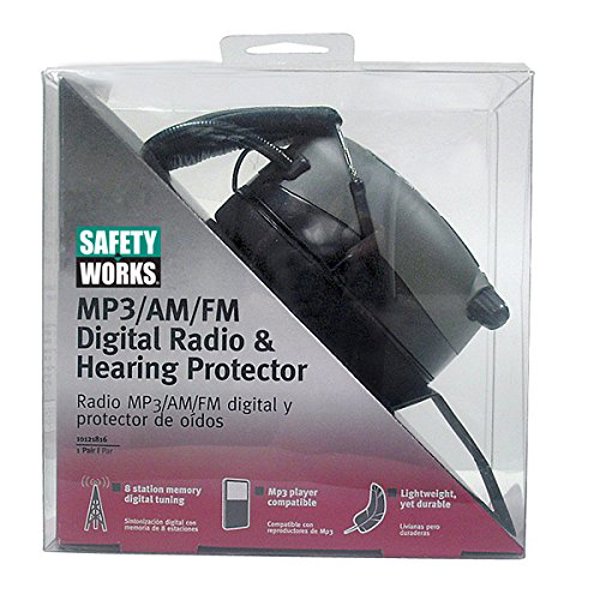 MSA Safety Works 10121816 Digital Radio AM FM MP3 Hearing Protector