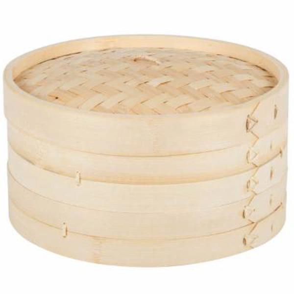TOWN FOODSERVICE TOWN 34210 Bamboo Steamer Set 10 In