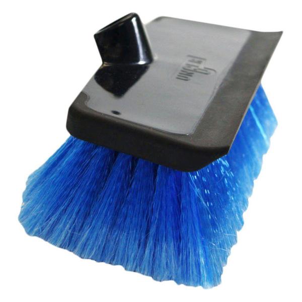 Unger Industrial 964810 Heavy Duty Scrub Brush 10 In Soft Bristle with Squeegee