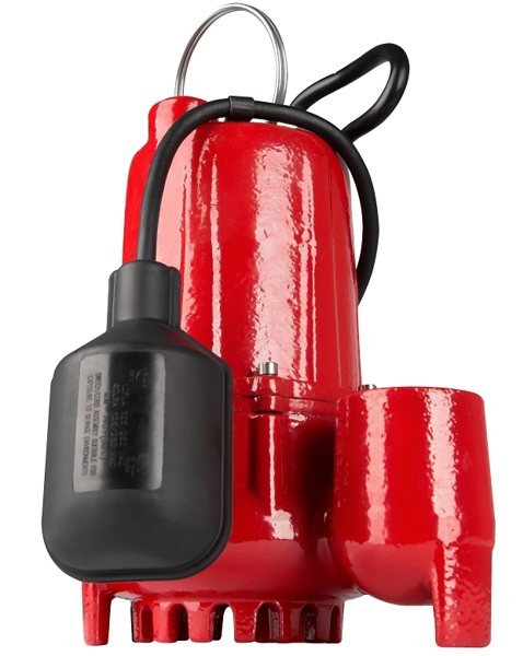 Franklin Electric 14942744 Sump Pump 1/3 HP 3350 GPH Cast Iron with Tethered Float Switch